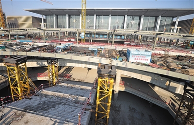 北京丰台站交通枢纽力争今年底全面建成 北京丰台站交通枢纽力争今年底全面建成